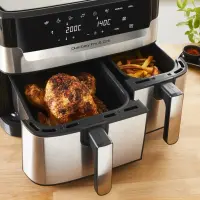 TEFAL Fryer | EY905D10 | Capacity 5.2+3.1 L | Hot air technology | Stainless Steel/Black – pilt 17