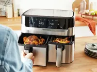 TEFAL Fryer | EY905D10 | Capacity 5.2+3.1 L | Hot air technology | Stainless Steel/Black – pilt 22