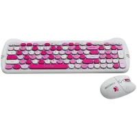CANYON HSET-W6 EN Keyboard+Mouse Kitty Edition AAA+АА Wireless Pink – pilt 3