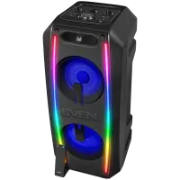 Speaker SVEN PS-740, black (100W, TWS, Bluetooth, FM, USB, microSD, LED-display, 4400mA*h)