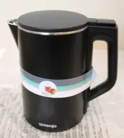 SALE OUT.  | Gorenje Kettle | K15DWBK | Electric | 2200 W | 1.5 L | Stainless steel | 360° rotational base | Black | DAMAGED PACKAGING, SCRATCHED – pilt 9
