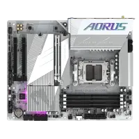 Gigabyte B650E A ELITE X ICE | Processor family AMD | Processor socket AM5 | DDR5 | Supported hard disk drive interfaces SATA, M.2 | Number of SATA connectors 4 – pilt 3
