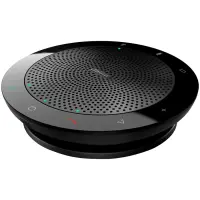 JABRA SPEAK 510 MS Speakerphone for UC & BT, USB Conference solution, 360-degree-microphone, Plug&Play, mute and volume button, Wideband, Bluetooth (up to 100 meters), Microsoft optimized Version B: incl. Smart Button activated via JABRA Direct