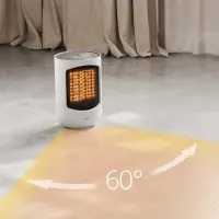 Duux Zone Personal Ceramic Heater | Ceramic Heater | 600/900/1500 W | White | IP21 – pilt 3