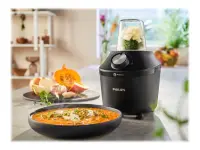 Philips Blender | HR2291/01 3000 Series | Tabletop | 600 W | Jar material Glass | Jar capacity 2 L | Ice crushing | Black – pilt 3