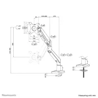 NEOMOUNTS Next Slim Desk Mount single – pilt 18
