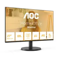 AOC | 27B3HA2 | 27 " | IPS | 16:9 | 100 Hz | 1 ms | 1920 x 1080 pixels | 250 cd/m² | HDMI ports quantity 1 | Black | Warranty 24 month(s) – pilt 14