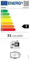 Philips | 34M2C3500L/00 | 34 " | VA | 21:9 | 180 Hz | 1 ms | 3440 x 1440 pixels | 300 cd/m² | HDMI ports quantity 2 | Warranty 24 month(s) – pilt 20