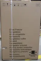 SALE OUT. Candy | Freezer | CCHH 100E | Energy efficiency class E | Chest | Free standing | Height 84.5 cm | Total net capacity 97 L | White | DAMAGED PACKAGING, SCRATCHED ON TOP COVER