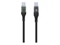 Fixed | Cable USB-C/USB-C with display, PD support, 1.2m, USB 2.0, 100W | FIXDD-CC12-BK – pilt 2