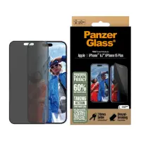 PanzerGlass ® Privacy Screen Protector iPhone 16 Plus | 15 Plus | Ultra-Wide Fit w. EasyAligner Selge ekraanikaitse Apple 1 tk