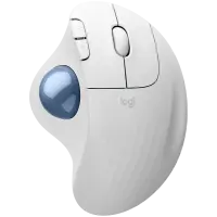 LOGITECH ERGO M575S Wireless Trackball  - OFFWHITE+BLUE BALL - BT - EMEA28-935