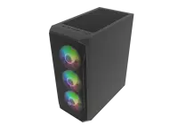 Fury PC Case | SHOBO SH4F RGB | Midi-Tower | Black – pilt 2