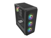 Fury PC Case | SHOBO SH4F RGB | Midi-Tower | Black – pilt 14