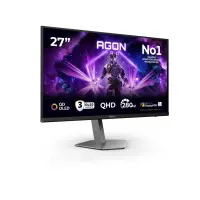 AOC | AG276QZD2 | 26.7 " | OLED | QHD | 16:9 | 240 Hz | 0.03 ms | 2560 x 1440 pixels | 250 cd/m² | HDMI ports quantity 2 – pilt 3