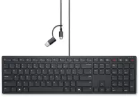 Dell | Collaboration Keyboard | KB525C | Keyboard | Wired | Ukrainian (QWERTY) | Black | USB-C
