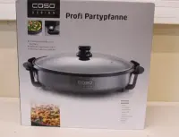 SALE OUT. Caso Professional Party Pan, 1500 W, Grey | Caso | Professional Party Pan | 1500 W | Number of programs 1 | Grey | DAMAGED PACKAGING