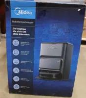 SALE OUT. Midea V12 Robot Vacuum Cleaner, White | Midea | Robot Vacuum Cleaner | V12 | Wet&Dry | 5200 mAh | Dust capacity 3 L | 5000 Pa | White | Battery warranty 20 month(s) | DAMAGED PACKAGING AND PAINT, MISSING INNER PACKAGING, SCRATCHED, DIRTY | 24 month(s) – pilt 7