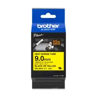 BROTHER Heat Shrink Tube Black on Yellow – pilt 2