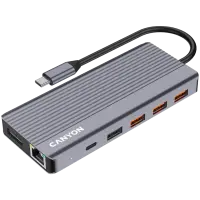 CANYON hub DS-16 13in1 4k USB-C Grey – pilt 5