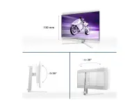 Philips | 27M2N8500/00 | 27 " | OLED | 16:9 | 360 Hz | 0.03 ms | 2560 x 1440 pixels | 250 cd/m² | HDMI ports quantity 2 | White – pilt 20