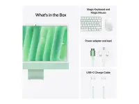 Apple iMac 24” 4.5K Retina, Apple M4 8C CPU, 8C GPU/16GB/256GB SSD/Green/INT | Apple – pilt 5