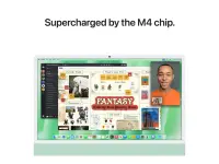 Apple iMac 24” 4.5K Retina, Apple M4 8C CPU, 8C GPU/16GB/256GB SSD/Green/INT | Apple – pilt 7