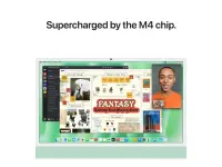 Apple iMac 24” 4.5K Retina, Apple M4 8C CPU, 8C GPU/16GB/256GB SSD/Green/INT | Apple – pilt 8