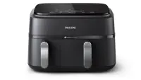 Philips Dual Basket Airfryer | NA351/00 3000 Series | Power 2750 W | Capacity 9 L | Rapid Air technology | Black – pilt 6