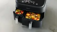 Philips Dual Basket Airfryer | NA351/00 3000 Series | Power 2750 W | Capacity 9 L | Rapid Air technology | Black – pilt 7