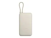 Xiaomi 33W Power Bank (Integrated Cable) | 20000 mAh | USB-C/USB-C cable/USB-A | Tan