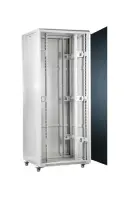 SOMI Networks | 42U, 19″ Freestanding Cabinet | 42U-80/100NACP | Max Load 800kg; Removable and Lockable Side Panels; Perforated Metal Doors; Unassembled | Depth: 100 cm | Gray
