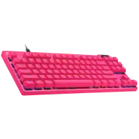 LOGITECH G PRO X TKL RAPID Gaming Keyboard - MAGENTA - US INT'L - USB - EMEA28i-935 - LINEAR