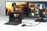 Asus Dual 4K USB-C Dock DC201 | Ethernet LAN (RJ-45) ports 1 | USB 3.0 (3.1 Gen 1) Type-C ports quantity 3 | HDMI ports quantity 1 – pilt 3
