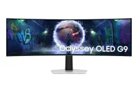 Samsung G93SD PC lamekuvar 124,5 cm (49") 5120 x 1440 pikslit Dual QHD OLED-ekraan Hõbe