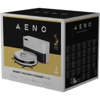 AENO RC6S Robot Vacuum, 2-in-1, Auto Dust Collector, 4000Pa, White