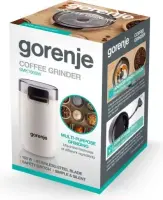Gorenje | Coffee Grinder | SMK150SW | 150 W | Coffee beans capacity 45 g | Lid safety switch | White – pilt 16