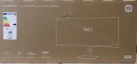 SALE OUT. Xiaomi | G34WQi | 34 " | WQHD | 21:9 | 180 Hz | 1 ms | 3440 x 1440 pixels | 350 cd/m² | HDMI ports quantity 2 | Black | Warranty 24 month(s) | DAMAGED PACKAGING