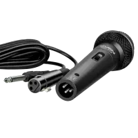 Microphone SVEN MK-110 (wired, dynamic, metal, cable 4.0m, 6.3 / 3.5 mm jack, black) – pilt 2