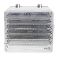 Adler | Food Dehydrator | AD 6660 | Power 600 W | Number of trays 6 | Integrated timer | Black – pilt 6