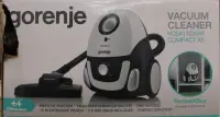 SALE OUT. | Gorenje | Vacuum cleaner | VCEA11CXWII | Bagged | 750 W | Operating radius 15 m | White | Warranty 24 month(s) | DAMAGED PACKAGING