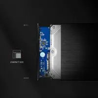 AXAGON | Compact aluminum USB 3.2 Gen 1 external box SATA intended for 3.5" HDD | EE35-XA3 – pilt 7