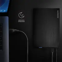 AXAGON | Compact aluminum USB 3.2 Gen 1 external box SATA intended for 3.5" HDD | EE35-XA3 – pilt 27