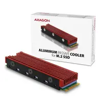 AXAGON | Passive aluminum cooler for all M.2 SSDs, size 2280, high 12 mm | CLR-M2 – pilt 23