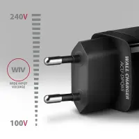 AXAGON GaN wallcharger 3x port (USB-A + 2x USB-C), 65W | ACU-DPQ65 – pilt 10