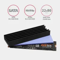 AXAGON Passive aluminum heatsink for all M.2 SSDs, size 2280, high 10 mm | CLR-M2L10 – pilt 11