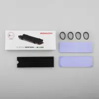 AXAGON Passive aluminum heatsink for all M.2 SSDs, size 2280, high 6 mm | CLR-M2L6 – pilt 12