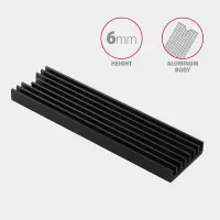 AXAGON Passive aluminum heatsink for all M.2 SSDs, size 2280, high 6 mm | CLR-M2L6 – pilt 15