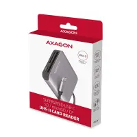 AXAGON Aluminum high-speed USB-C 3.2 Gen 1 memory card reader, 3 slots | CRE-S3C – pilt 15