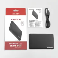 Axagon EE25-SLC kõvakettaboks HDD/SSD ümbris Must 2.5" – pilt 8
